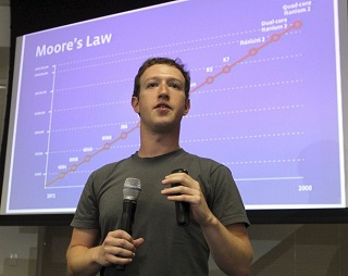 Mark Zuckerberg, fondateur et Pdg de Facebook