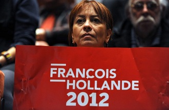 Supportrice de François Hollande