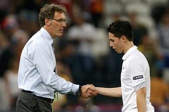 Laurent Blanc et Samir Nasri