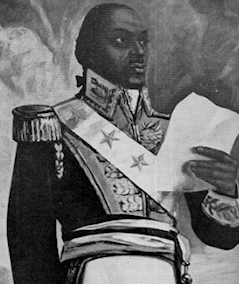 Toussaint Louverture (1743?-1803) n esclave, puis affranchi, traitera d'gal  gal avec Napolon avant d'etre enferm sans jugement au fort de Joux o il mourra en dtention