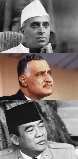 Nehru, Nasser et Sukarno