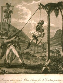 Revanche contre des soldats franais, Saint-domingue, 1805