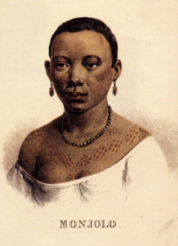 Esclave africaine dite de nation " Monjola ". Origine suppose, le Cameroun. Rio de Janeiro. 1835