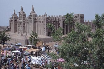La ville de Djenn dans l'actuel Mali  la fin des annes 80