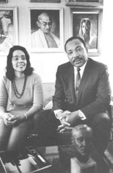 Coretta Scott-King et Martin Luther King