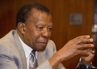 Quett Masire, ancien pr�sident du Botswana