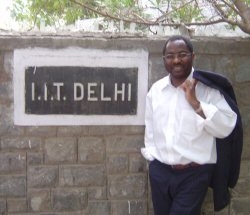 Jacques Bonjawo  l'IIT de New-Delhi