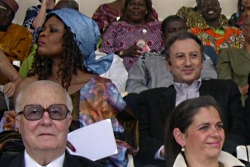 Calixthe Beyala et Michel Drucker au FESPACO 2005  Ouagadougou
