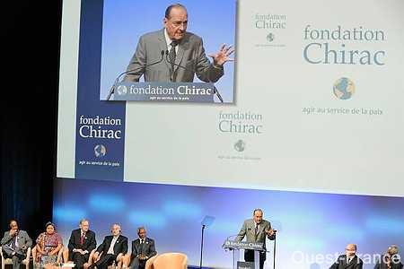 Jacques Chirac a lancé sa Fondation au musée Branly (AFP)