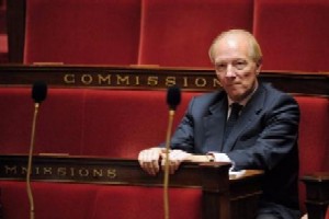 Brice Hortefeux, le 28 octobre 2008 à l'Assemblée nationale à Paris