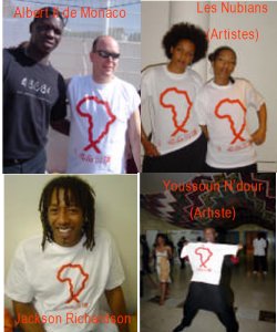 Youssou NDour, Albert de Monaco, Jackson Richardson ou les Nubians soutiennent  I Care 