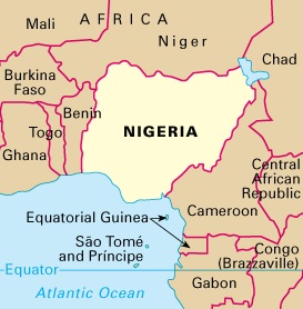 Le Cameroun et le Nigeria partagent une frontire commune