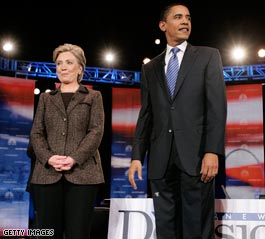 Hillary Clinton et Barack Obama