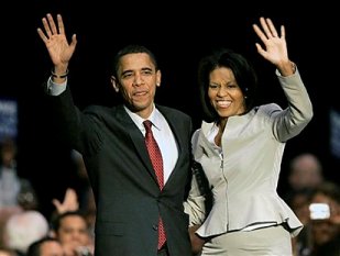 Barack et Michelle Obama le 3 mars