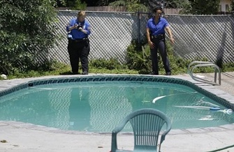 La piscine dans laquelle Rodney King a t retrouv mort