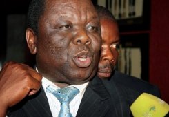 Le chef de l'opposition zimbabwéenne Morgan Tsvangirai, le 8 septembre 2008 à Harare