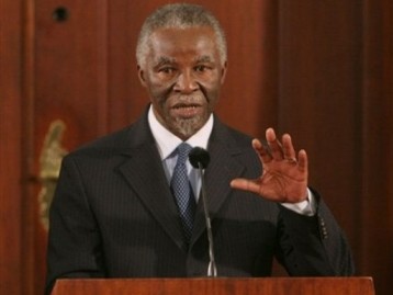 Thabo Mbeki le 14 septembre dernier
