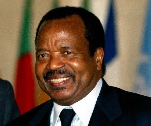Le président Camerounais Paul Biya