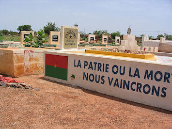 La tombe de Thomas Sankara  Ouagadougou