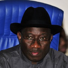 Le prsident nigrian Goodluck Jonathan