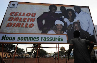 Affiche de campagne de Cellou Dallein Diallo