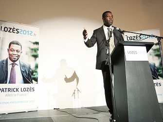 Patrick Lozes lors de son discours le 22 septembre 2011