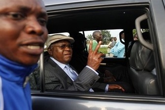 Etienne Tshisekedi le 28 novembre 2011  Kinshasa