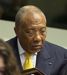 Charles Taylor le 30 mai 2012 à La Haye aux Pays-Bas