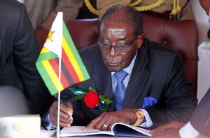 Robert Mugabe le 29 mai 2012