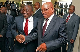 Joseph Kabila et Jacob Zuma le 12 novembre 2011  Kinshasa