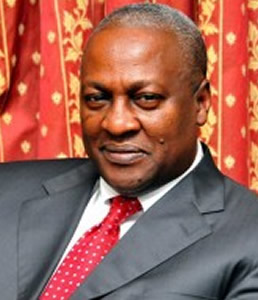 Le pr�sident John Mahama 