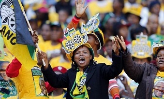 Des supportrices de l'ANC