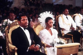 Jean-Claude Duvalier et sa femme Michele Bennett, le 27 mai 1980 (AP) 
