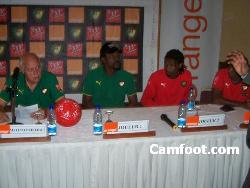 Le d�but de la conf�rence de presse