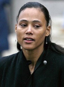 Marion Jones en janvier 2008