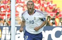 Zinedine Zidane, meneur de jeu emblmatique de l'quipe de France