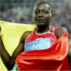 Charlotte Mbango, championne olympique