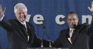 Deval Patrick et Bill Clinton