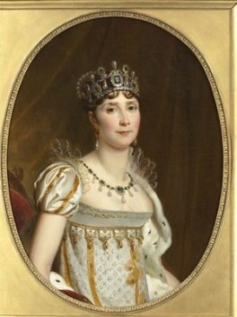 Josphine de Beauharnais, Impratrice des Franais, en costume imprial. (dtail du grand portrait officiel)