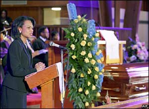 Condoleezza Rice : "sans Rosa Parks elle ne serait pas arrive l o elle est"