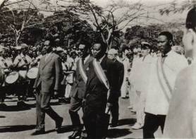 Proclamation de la rpublique centrafricaine le 1er dcembre 1958
