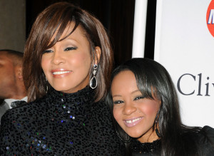 Whitney Houston avec sa fille Bobbi Kristina