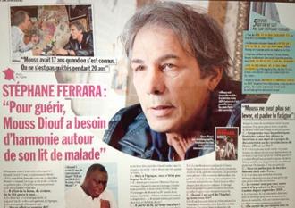 Une interview dans ''Closer'' de Stephane Ferrara, ancien boxeur et ami d'enfance de Mouss Diouf
