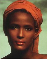Waris Dirie, le mannequin somalien