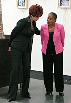 Christiane Taubira durant le Congrs de la Femme Noire Leader en Juillet 2003  Paris