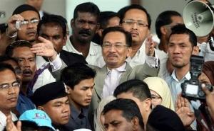 Le chef de l'opposition malaisienne Anwar Ibrahim le 7 aot 2008  Kuala Lumpur 