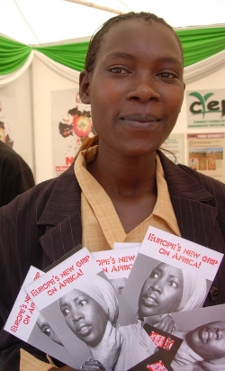 Affiche contre les accords APE