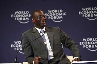 Tidjane Thiam, nouveau PDG de la prestigieuse banque suisse Crédit Suisse