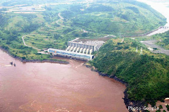 Le barrage d'Inga