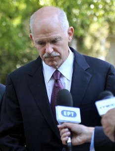 George Papandreou, premier ministre grec